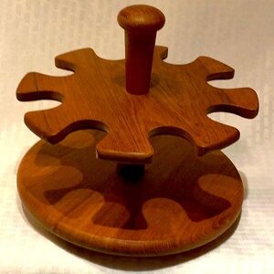 Genuine Teak Wood Spice Rack Made in Thailand.